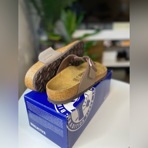 Birkenstock Medina Sandals Mocca Brown Unisex Mens 9 Womens 11 - Picture 3 of 3